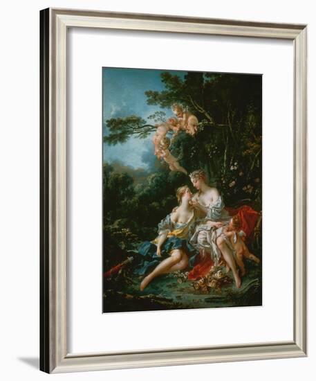 Diana and Calypso-Francois Boucher-Framed Giclee Print