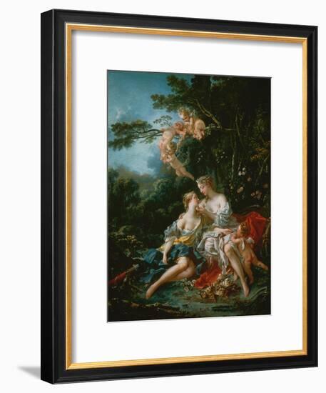 Diana and Calypso-Francois Boucher-Framed Giclee Print