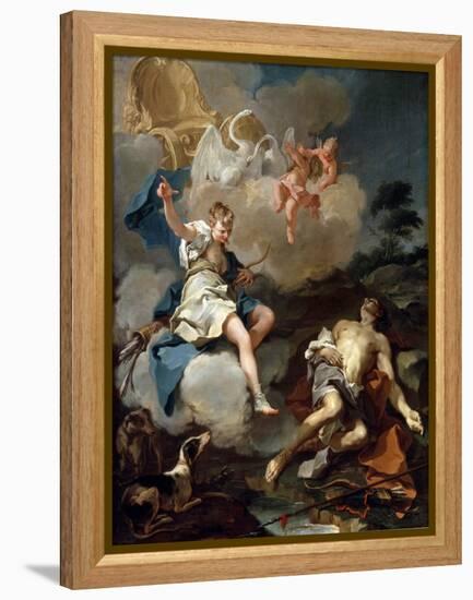 Diana and Endymion, 1723-Giovanni Battista Pittoni-Framed Premier Image Canvas