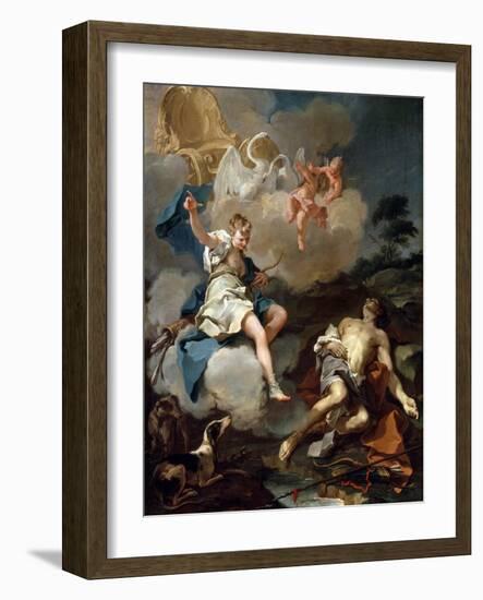 Diana and Endymion, 1723-Giovanni Battista Pittoni-Framed Giclee Print