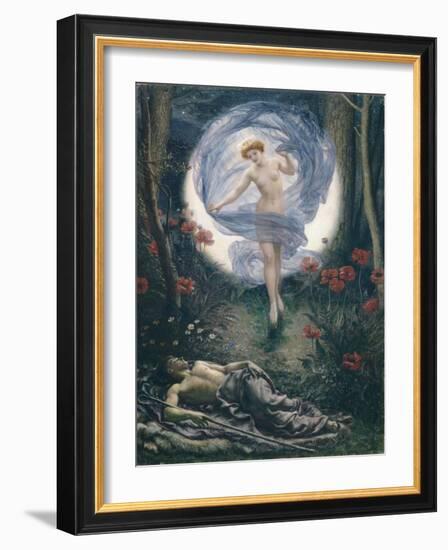 Diana and Endymion, 1901 (Oil on Canvas)-Edward John Poynter-Framed Giclee Print