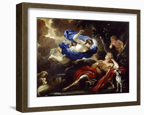 Diana and Endymion-Luca Giordano-Framed Giclee Print