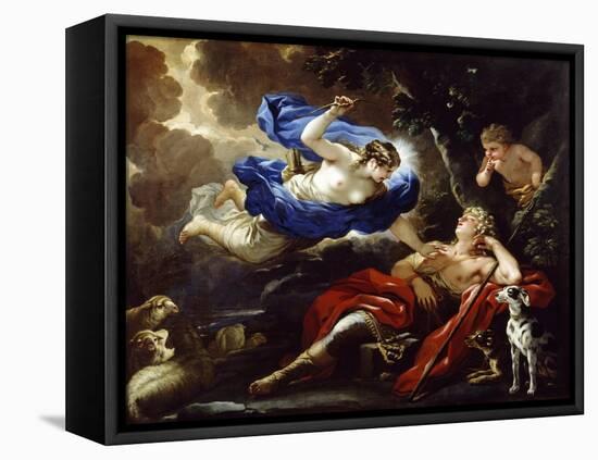Diana and Endymion-Luca Giordano-Framed Premier Image Canvas