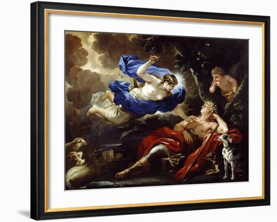 Diana and Endymion-Luca Giordano-Framed Giclee Print