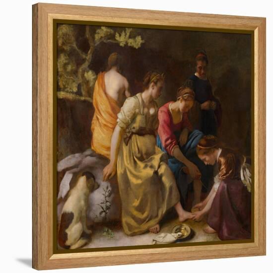 Diana and her Companions, c.1655-56-Johannes Vermeer-Framed Premier Image Canvas