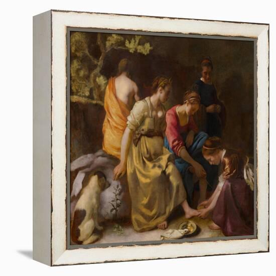 Diana and her Companions, c.1655-56-Johannes Vermeer-Framed Premier Image Canvas