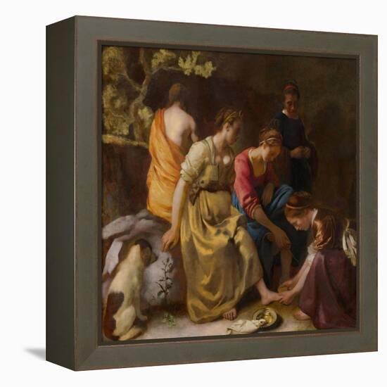 Diana and her Companions, c.1655-56-Johannes Vermeer-Framed Premier Image Canvas