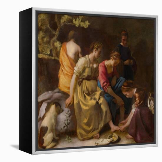 Diana and her Companions, c.1655-56-Johannes Vermeer-Framed Premier Image Canvas