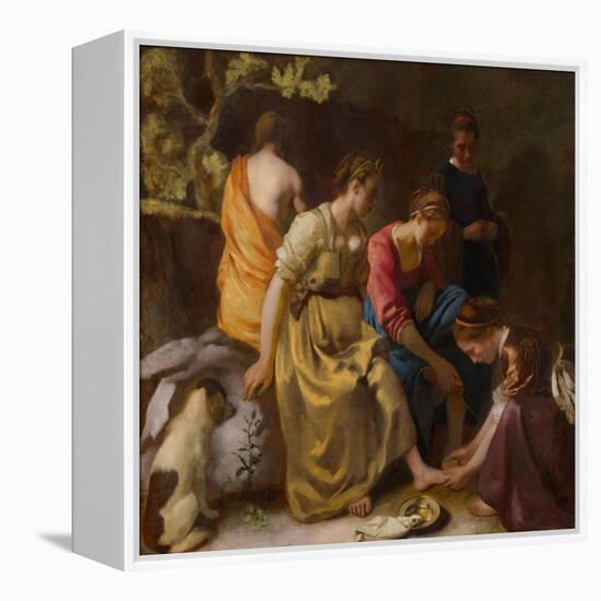 Diana and her Companions, c.1655-56-Johannes Vermeer-Framed Premier Image Canvas