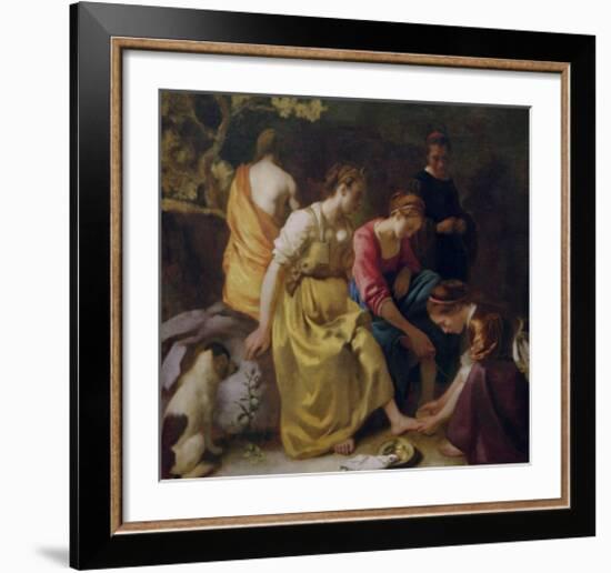 Diana and her Companions-Johannes Vermeer-Framed Giclee Print