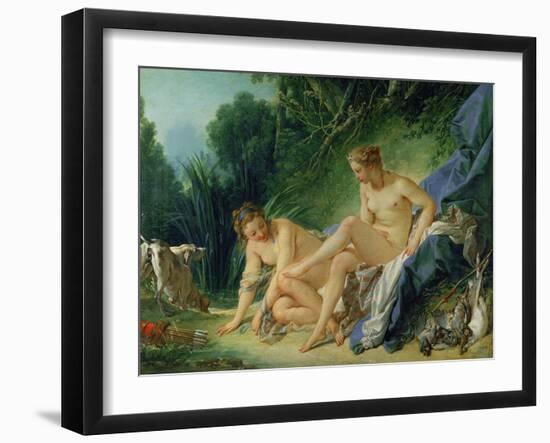 Diana Bathing, 1742-Francois Boucher-Framed Giclee Print