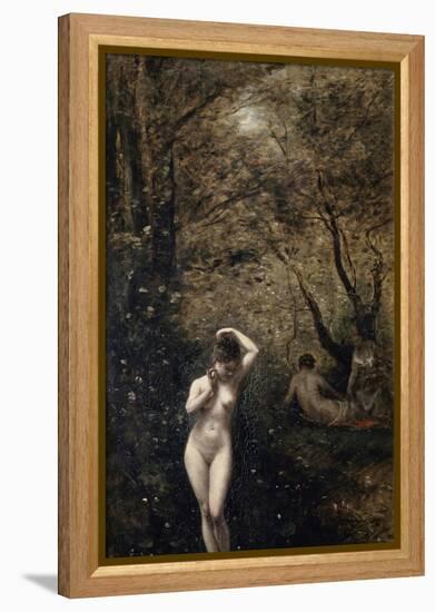 Diana Bathing, 1873-1874-Jean-Baptiste-Camille Corot-Framed Premier Image Canvas