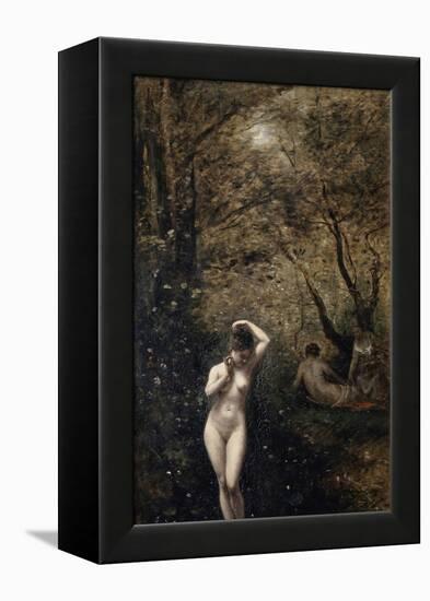 Diana Bathing, 1873-1874-Jean-Baptiste-Camille Corot-Framed Premier Image Canvas