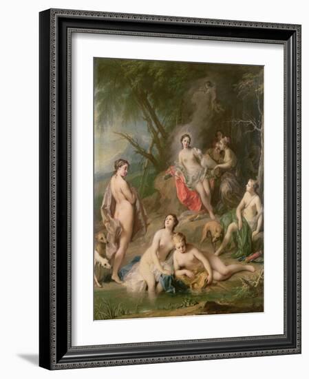 Diana Bathing with Her Nymphs-Jacopo Amigoni-Framed Giclee Print