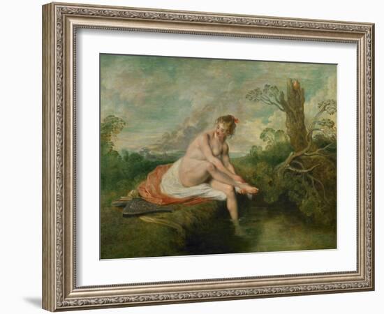 Diana Bathing-Jean Antoine Watteau-Framed Giclee Print