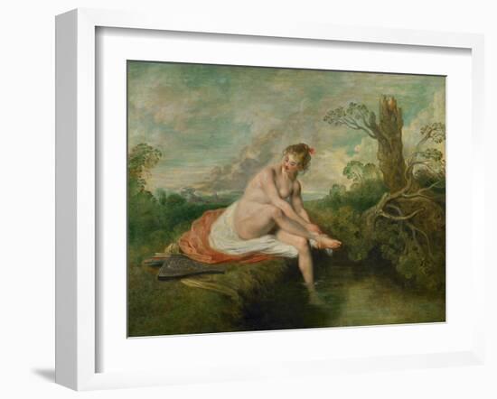 Diana Bathing-Jean Antoine Watteau-Framed Giclee Print