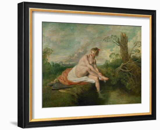 Diana Bathing-Jean Antoine Watteau-Framed Giclee Print
