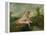 Diana Bathing-Jean Antoine Watteau-Framed Premier Image Canvas