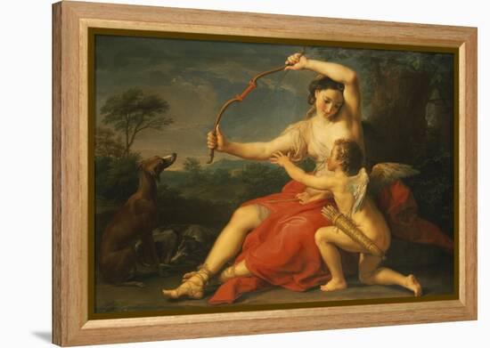 Diana Breaking Cupid's Bow, 1761-Pompeo Batoni-Framed Premier Image Canvas