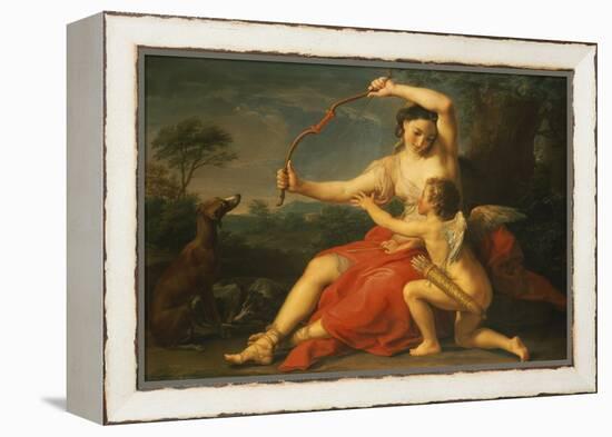 Diana Breaking Cupid's Bow, 1761-Pompeo Batoni-Framed Premier Image Canvas