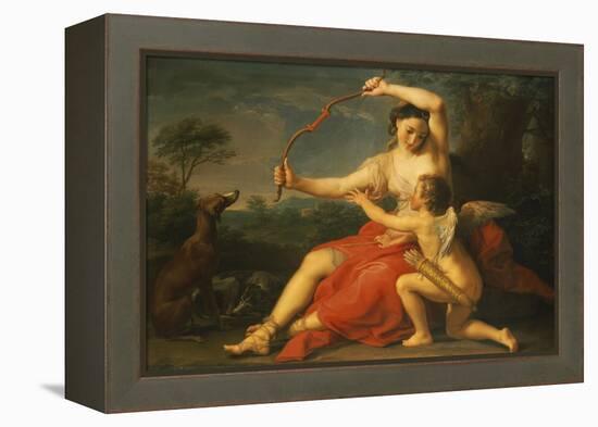 Diana Breaking Cupid's Bow, 1761-Pompeo Batoni-Framed Premier Image Canvas