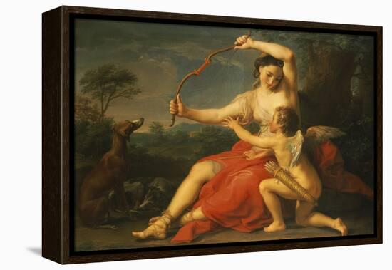 Diana Breaking Cupid's Bow, 1761-Pompeo Batoni-Framed Premier Image Canvas