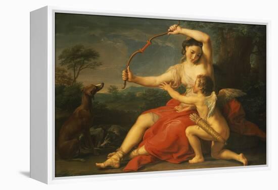 Diana Breaking Cupid's Bow, 1761-Pompeo Batoni-Framed Premier Image Canvas