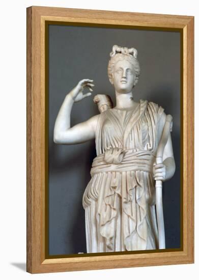 Diana, (Detail), Goddess of Hunting, Vatican Museum-null-Framed Premier Image Canvas