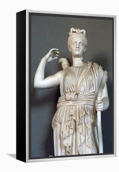 Diana, (Detail), Goddess of Hunting, Vatican Museum-null-Framed Premier Image Canvas