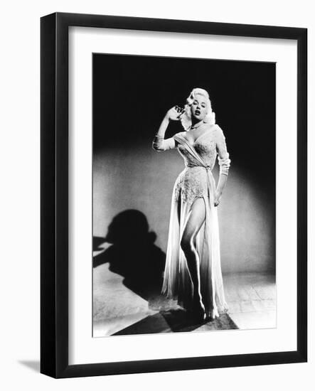 Diana Dors, Ca. Mid-1950s-null-Framed Photo