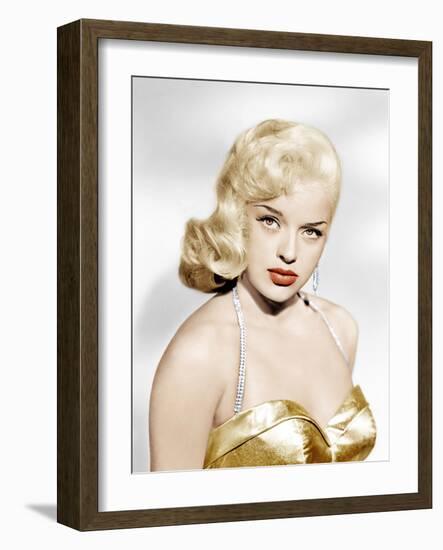 Diana Dors, Universal Pictures portrait, ca. 1957-null-Framed Photo