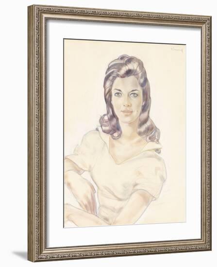 Diana Dors-Boris Smirnoff-Framed Premium Giclee Print