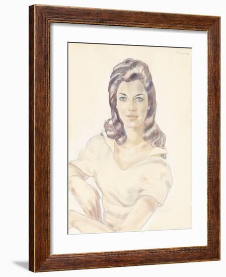 Diana Dors-Boris Smirnoff-Framed Premium Giclee Print