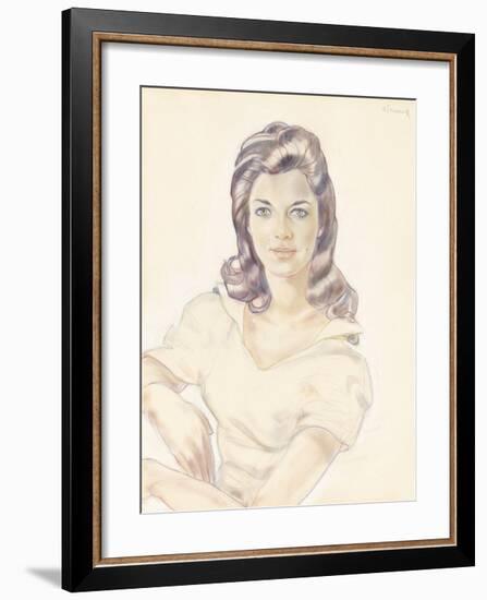 Diana Dors-Boris Smirnoff-Framed Premium Giclee Print