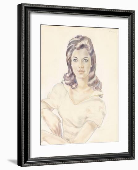 Diana Dors-Boris Smirnoff-Framed Premium Giclee Print