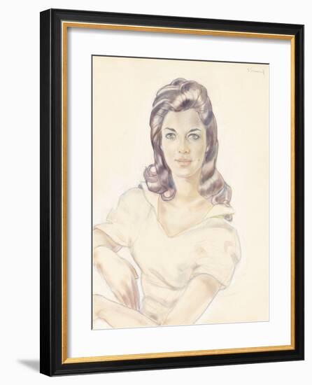 Diana Dors-Boris Smirnoff-Framed Premium Giclee Print