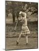 Diana Fishwick in Action at Stoke Poges Where She Won a Championship in 1927-null-Mounted Photographic Print