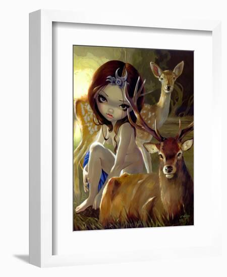 Diana in the Forest-Jasmine Becket-Griffith-Framed Art Print