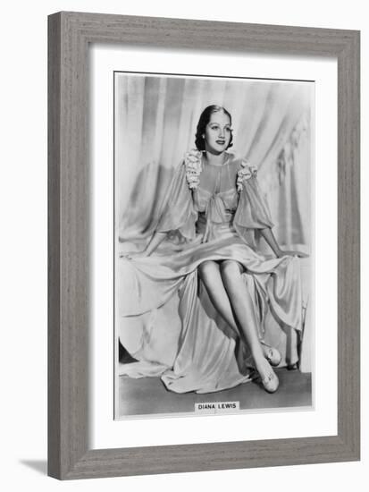 Diana Lewis, American Film Actress, 1938-null-Framed Giclee Print