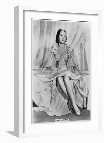 Diana Lewis, American Film Actress, 1938-null-Framed Giclee Print