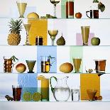 A Selection of Non-Alcoholic Cocktails-Diana Miller-Framed Premier Image Canvas