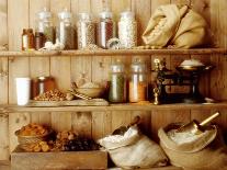 Pulses, Cereal Products and Dried Fruit on Shelves-Diana Miller-Photographic Print