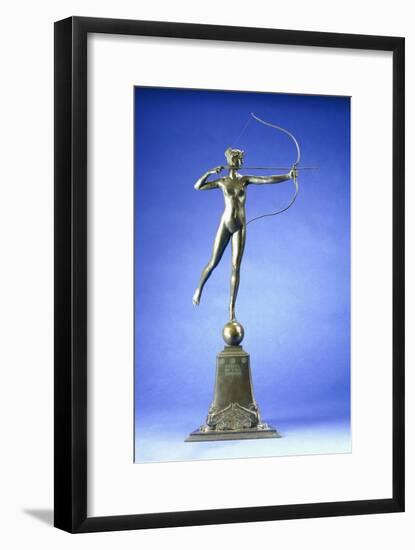 Diana of the Tower', a Bronze Figure, 1899-Augustus Saint-gaudens-Framed Giclee Print