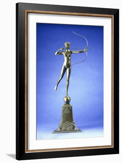 Diana of the Tower', a Bronze Figure, 1899-Augustus Saint-gaudens-Framed Giclee Print