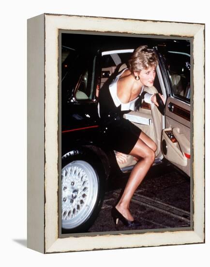 Diana Princess of Wales June 1997. One of the Dresses to Be Autioned in New York-null-Framed Premier Image Canvas