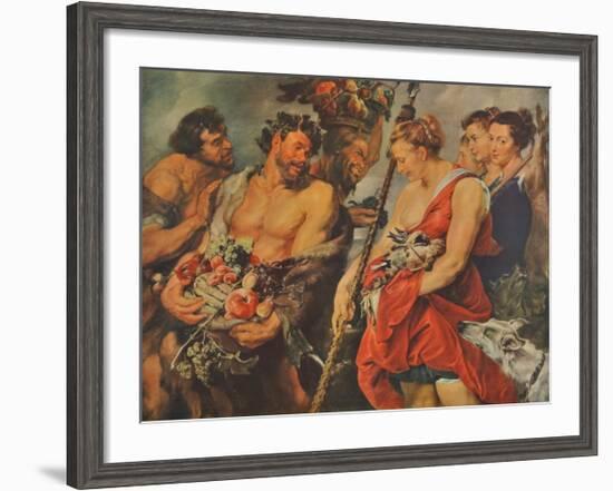 Diana s Return from the Chase-Peter Paul Rubens-Framed Collectable Print