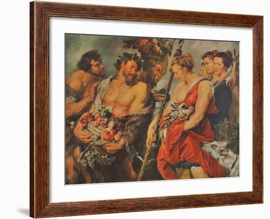 Diana s Return from the Chase-Peter Paul Rubens-Framed Collectable Print