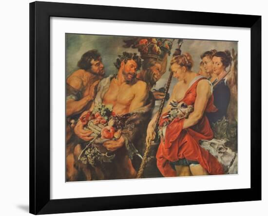 Diana s Return from the Chase-Peter Paul Rubens-Framed Collectable Print