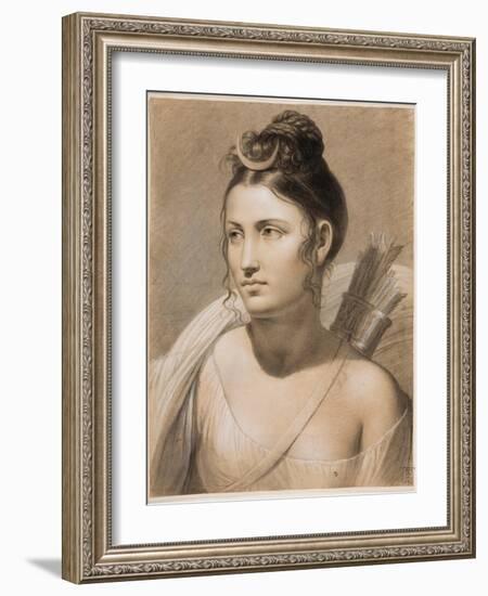 Diana, Second Half of the 18th C-Joseph-François Ducq-Framed Giclee Print