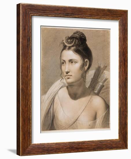 Diana, Second Half of the 18th C-Joseph-François Ducq-Framed Giclee Print